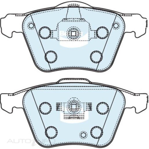 Bendix Front Brake Pads - DB1661-HD