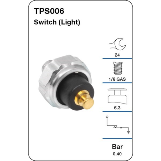 Tridon Switches Oil Pressure - TPS006