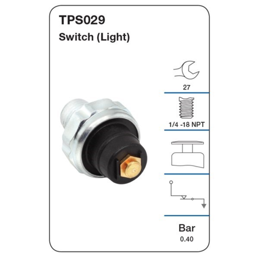 Tridon Switches Oil Pressure - TPS029