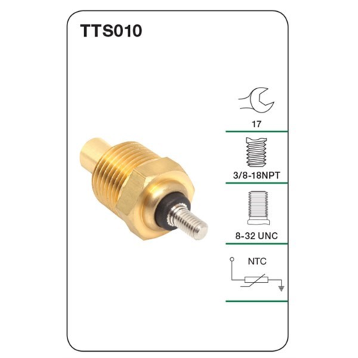 Tridon Water Temperature Sender Gauge - TTS010
