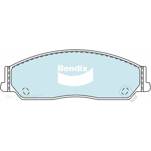 Bendix Ceramic Front Brake Pads - DB1474-GCT