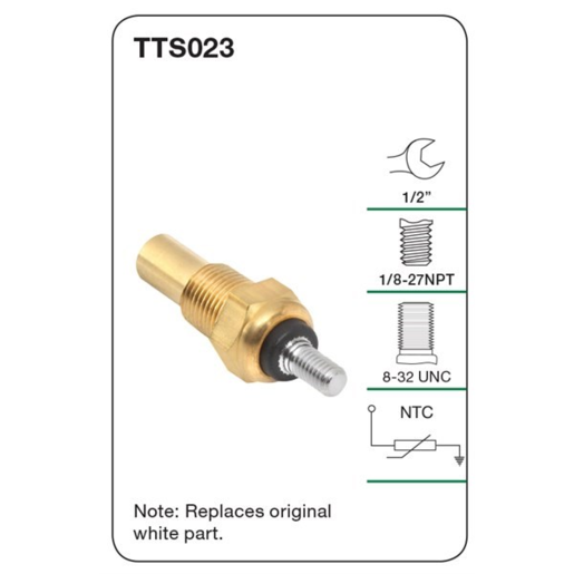 Tridon Water Temperature Sender Gauge - TTS023
