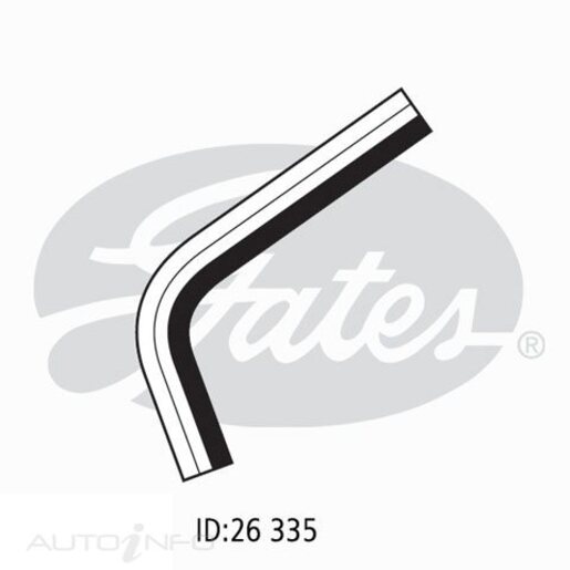 Gates Lower Radiator Hose - 05-0763