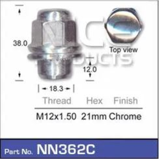 Nice Products Wheel Nut - NN362C