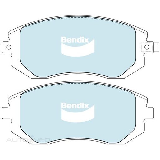 Bendix Front Brake Pads - DB1491-ULT