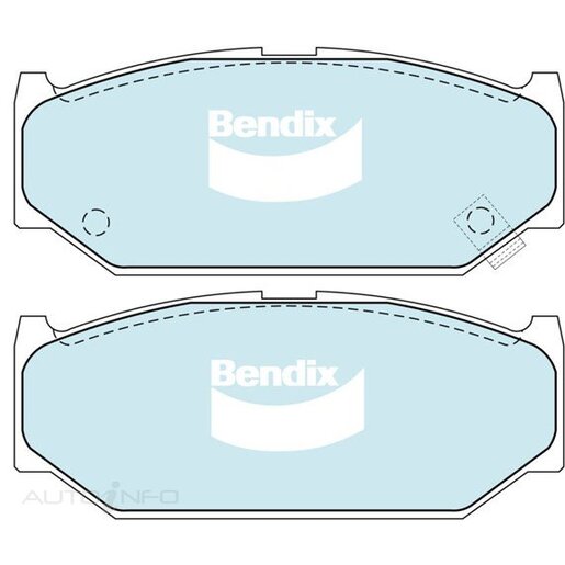 Bendix Front Brake Pads - DB1818-ULT