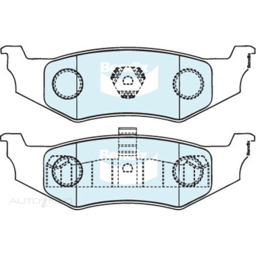 Bendix Front Brake Pads - DB1363-GCT