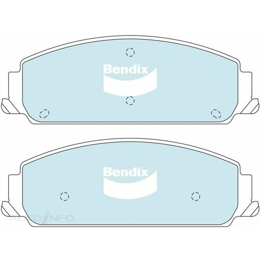 Bendix Front Brake Pads - DB1765-GCT