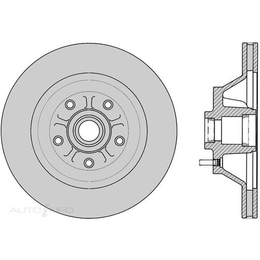 Protex Ultra Select Disc Rotor - Front - SDR019