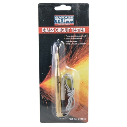 Garage Tough Brass Circuit Tester - GT1015