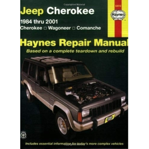 Haynes Manual Jeep Cherokee 1984-2001 HA50010 - 50010