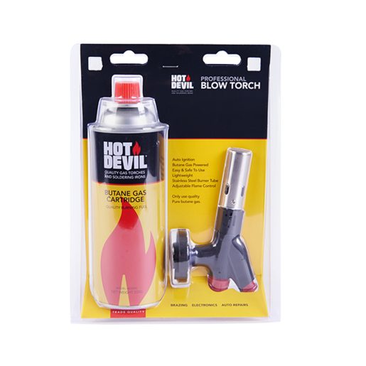 Hot Devil Professional Blow Torch with Gas Can - BTS8023