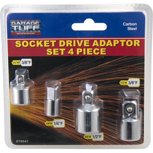 Garage Tough 4pc Socket Drive Adaptor Set - GT8542