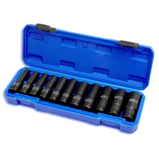 Garage Tough 1/2" Drive Deep Impact Socket Set Metric 11 Pieces - GT8544