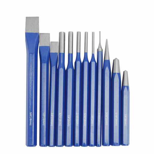 Garage Tough 12 Piece Cold Chisel & Punch Set - GT1069