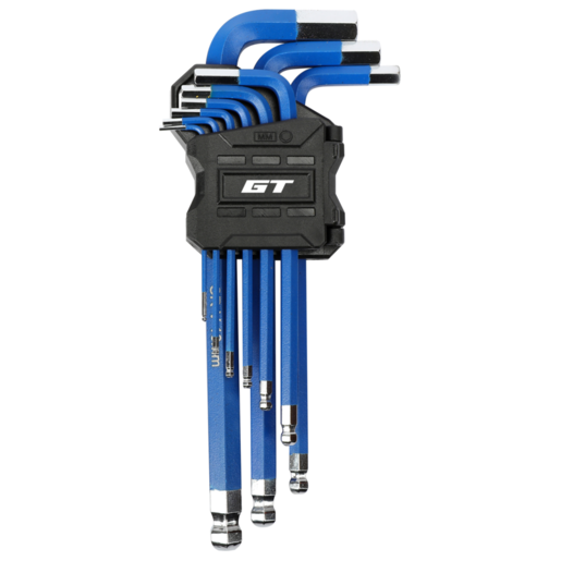 Garage Tough 9 Pcs Hex Key Set Ball End Metric Blue - GT8037