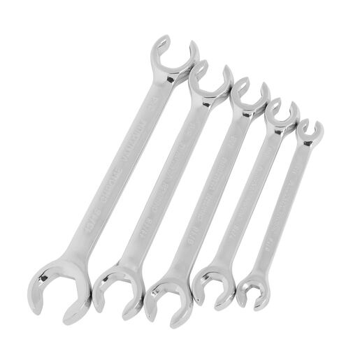 Garage Tough 5 Piece Flared Nut Spanner Set Imperial CRV - GT8135C