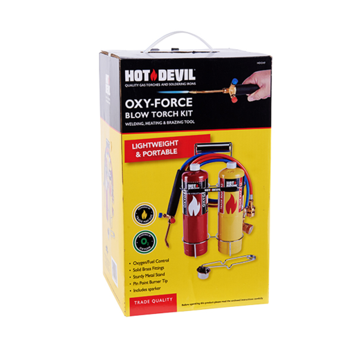 OXY FORCE BLOW TORCH KIT INC TRADE MAP & OXY CYLINDERS