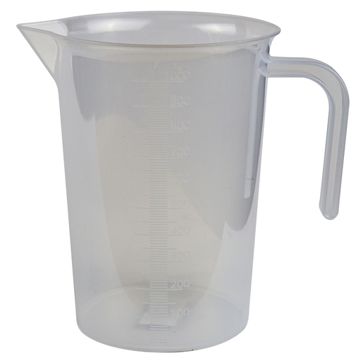 Garage Tough Plastic Measuring Jug 1000ML - GTMJ1L