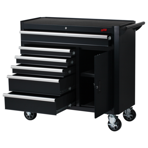 Chicane 6 Drawer 1 Door Mobile Tool Trolley 41" - CH416MT