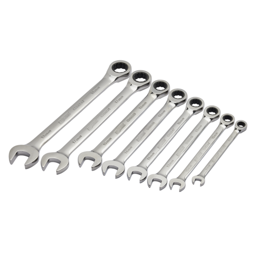 Chicane Metric Ratchet Spanner Set 8 Pieces - CH6026