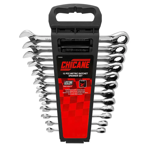 Chicane Metric Ratchet Spanner 12 Pieces - CH6028