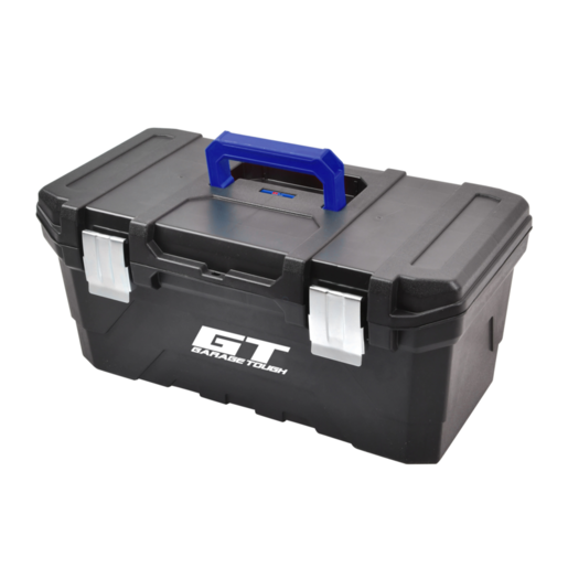 Garage Tough Plastic Tool Box with Steel Latches 408mm - GTTB408