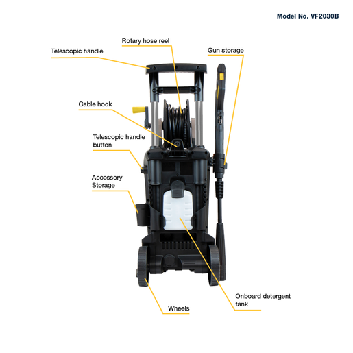 Vyking Force 1800 W Electric Pressure Washer - VF2030B