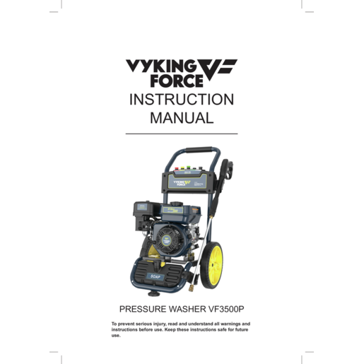 Vyking Force 3500PSI Petrol Pressure Washer - VF3500P