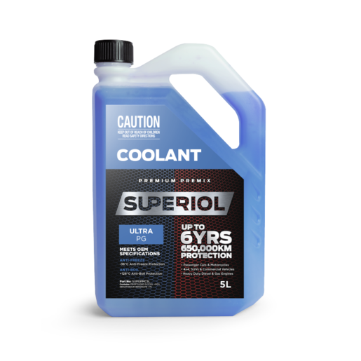 Superiol Blue Ultra PG Premix Coolant 5L - SUPGPMC5L