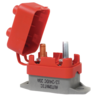 Voltage Circuit Breaker Insulator Red Pack of 5 - VTCBCR 