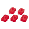 Voltage Circuit Breaker Insulator Red Pack of 5 - VTCBCR 