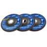 Garage Tough Zirconia Flap Discs 125mm x 22.23mm 3 Pack - GTFD125-3