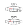 DBA Rear Street Series Brake Pads - DB1106SS