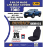 Ilana Outback Canvas Tailor Made Seat Cover To Suit Ford - OUT7365BLK