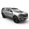 EGR Gen3 Canopy To Suit Ford Ranger PX With Side Windows - RGR-GEN3LL-ALUMSLV