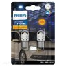 Philips Ultinon Pro3100 LED Headlight Globe Amber PY21W Pack of 2 - 11496AU31B2