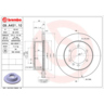 Brembo Disc Brake Rotor Rear - 09.A451.10