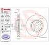 Brembo Disc Brake Rotor Front - 09.C064.11