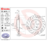 Brembo Disc Brake Rotor Rear - 09.B879.11