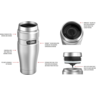 Thermos Stainless King Insulated Tumbler Midnight Blue 470ml - SK1005MB4AUS