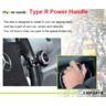 Hypersonic Car Power Handle Spinner Steering Wheel Knob - HP2418