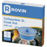 Roadtech Collapsible Cook Pot 3L w/ Glass Lid - TCC230