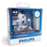 Philips CrystalVision Car Headlight Bulb H4 12V 60/55W - 12342CVSM