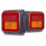 RoadVision LED Combination Trailer Lights with Halo 10-30V 100x100x28mm - BR81LR