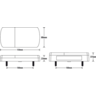 RoadVision LED Small Trailer Lights Combi 12V 150x80x37mm - BR207LRNP