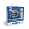 Philips WhiteVision Ultra Headlight Globe H8 12V 55W Pack of 2 - 12360WVUSM