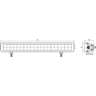 RoadVision 21" LED Light Bar Projector Combo 8 Driving 561x67x70mm - RBL7021SC