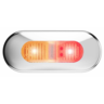 RoadVision LED Clearance Light BR10 Series Red/Amber Clear Lens 10-30V - BR10AR