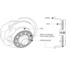 SAAS Wheel Spacer X 2 Universal 5 Stud 3mm - WS5003